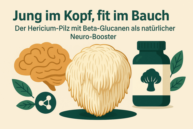 Jung im Kopf, fit im Bauch &ndash; Der Hericium Pilz mit Beta-Glucanen als nat&uuml;rlicher Neuro-Booster